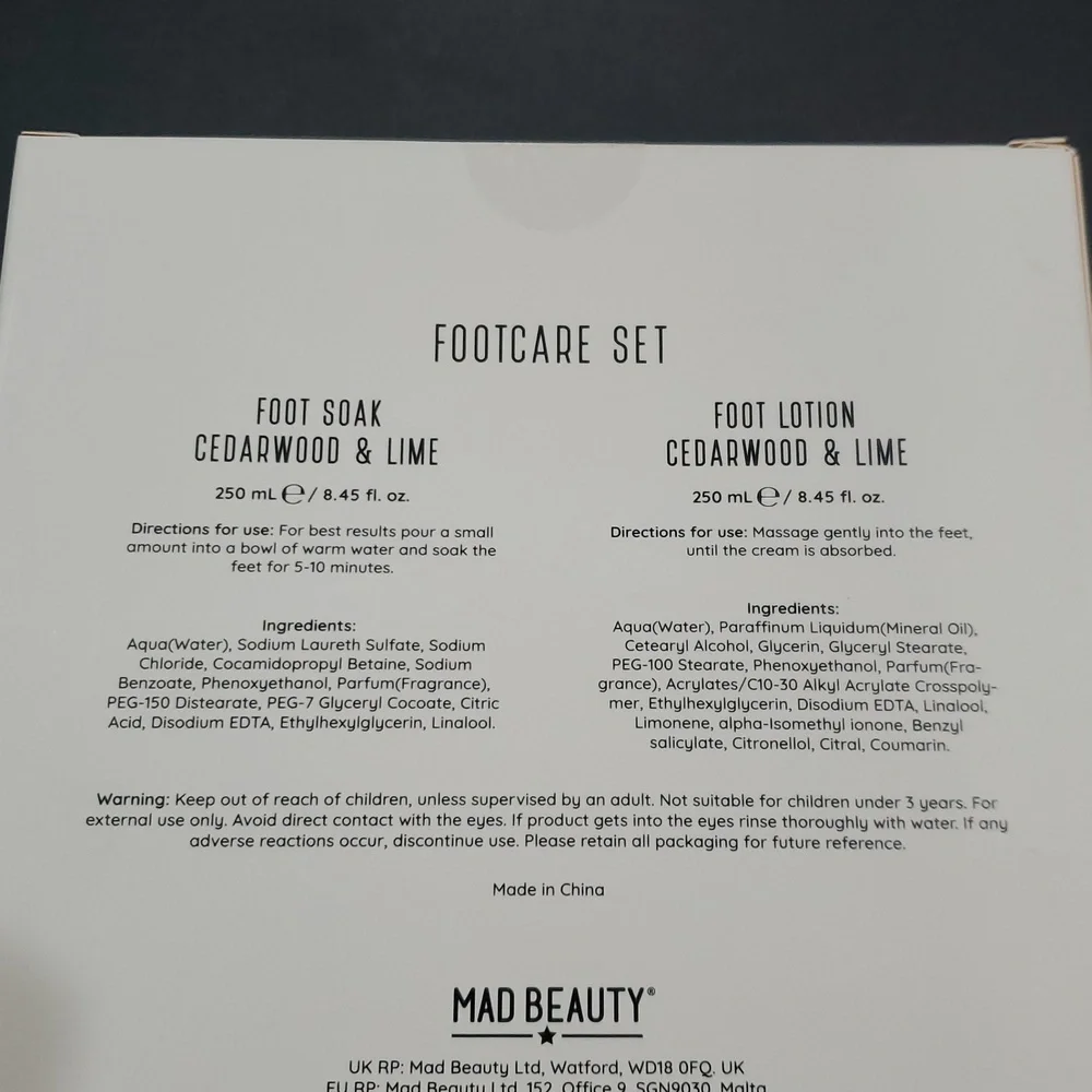 Star Wars The Mandalorian cedarwood and lime scent foot soak and foot Lotion set